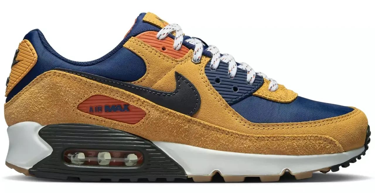 Giày Nike Air Max 90 'Bucktan Team Navy' DZ5175-200 Giày Nike Air Max 90 'Bucktan Team Navy' DZ5175-200