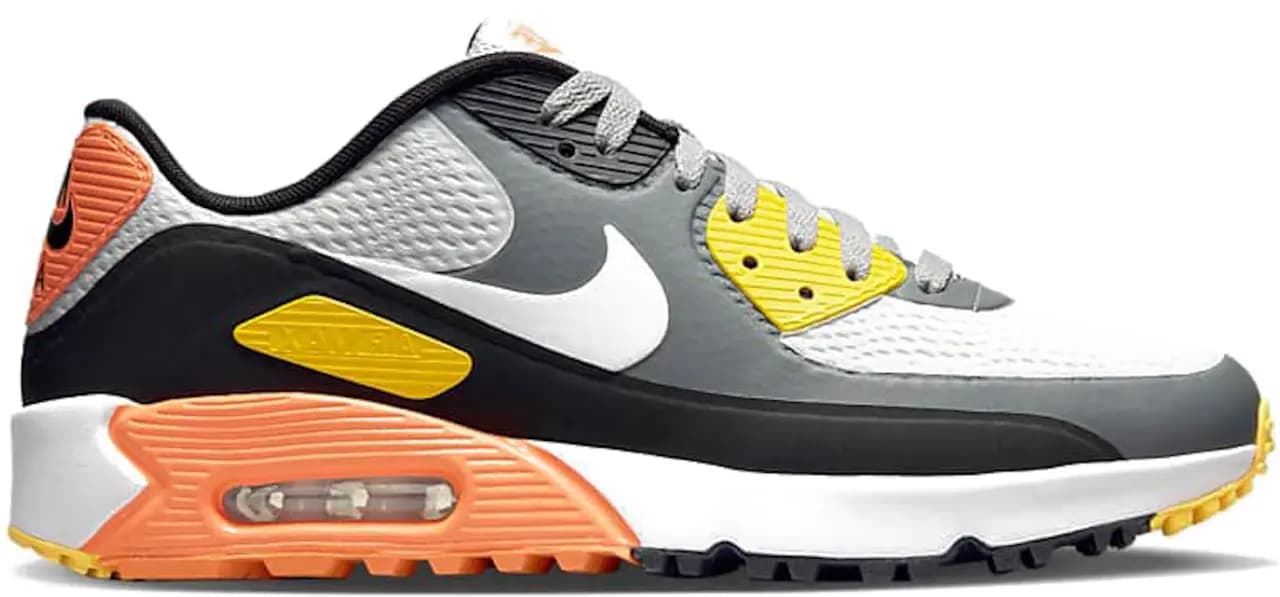 Giày Nike Air Max 90 Golf 'Smoke Grey Black Orange' CU9978-012 Giày Nike Air Max 90 Golf 'Smoke Grey Black Orange' CU9978-012
