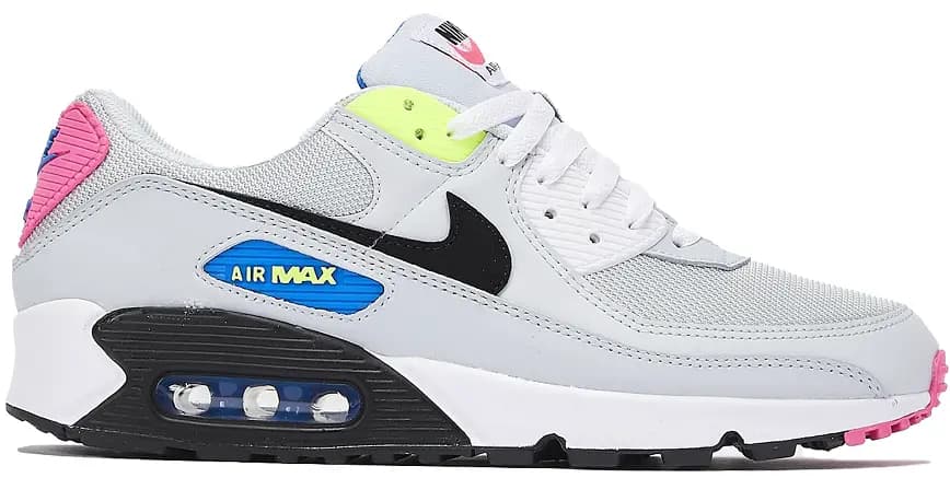 Giày Nike Air Max 90 'Grey Neon' DZ4398-001 Giày Nike Air Max 90 'Grey Neon' DZ4398-001