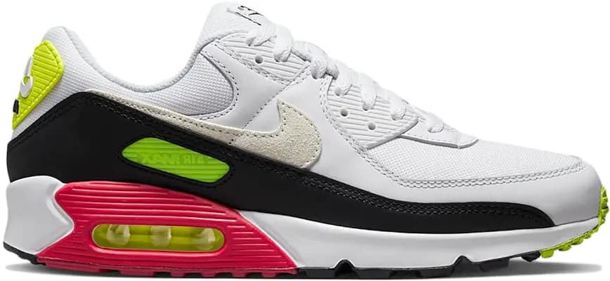 Giày Nike Air Max 90 'White Volt Rush Pink' DQ4071-100 Giày Nike Air Max 90 'White Volt Rush Pink' DQ4071-100