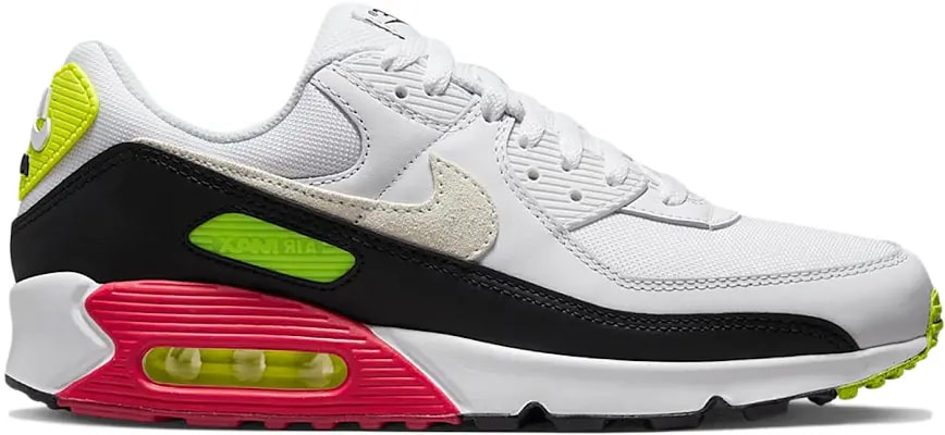 Giày Nike Air Max 90 'White Volt Rush Pink' DQ4071-100 — kich-thuoc: lien-he-order Giày Nike Air Max 90 'White Volt Rush Pink' DQ4071-100 — kich-thuoc: lien-he-order