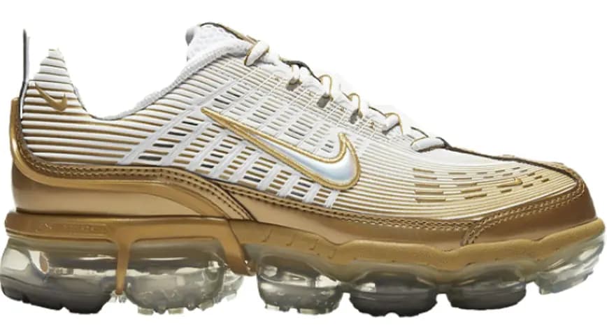 Giày Nike Air VaporMax 360 'White Metallic Gold' (W) CK9670-101 Giày Nike Air VaporMax 360 'White Metallic Gold' (W) CK9670-101