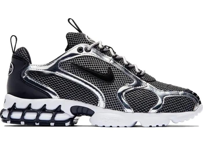 Giày Nike Air Zoom Spiridon Cage 2 Stussy Pure Platinum CU1854-001 Giày Nike Air Zoom Spiridon Cage 2 Stussy Pure Platinum CU1854-001