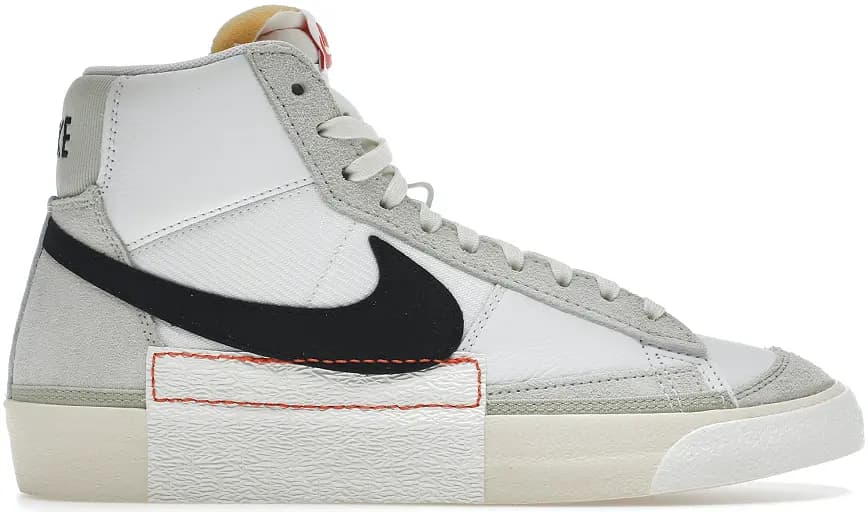 Giày Nike Blazer '77 Pro Club 'Light Bone Black' DQ7673-100 Giày Nike Blazer '77 Pro Club 'Light Bone Black' DQ7673-100