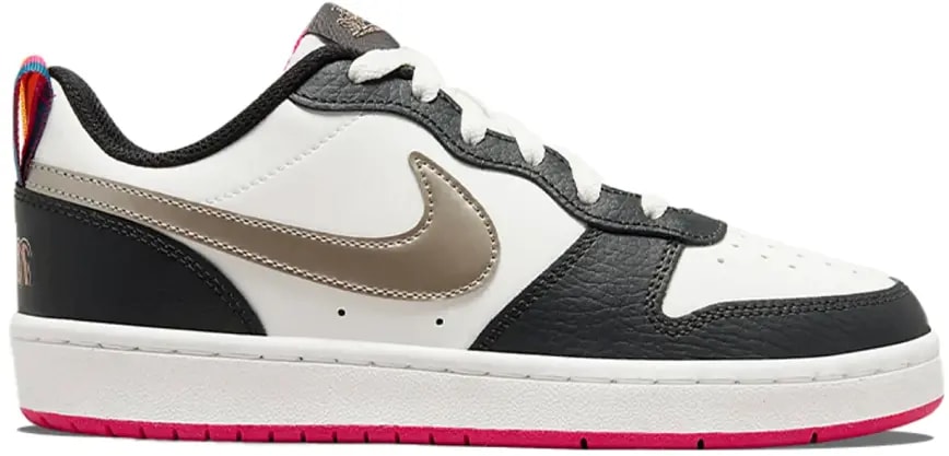 Giày Nike Court Borough Low 2 GS 'Off Noir Pink Prime' DJ0040-100 — kich-thuoc: 36 Giày Nike Court Borough Low 2 GS 'Off Noir Pink Prime' DJ0040-100 — kich-thuoc: 36
