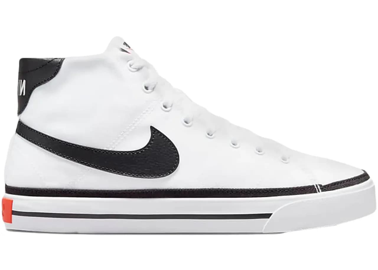 Giày Nike Court Legacy Canvas Mid White DD0162-100 Giày Nike Court Legacy Canvas Mid White DD0162-100