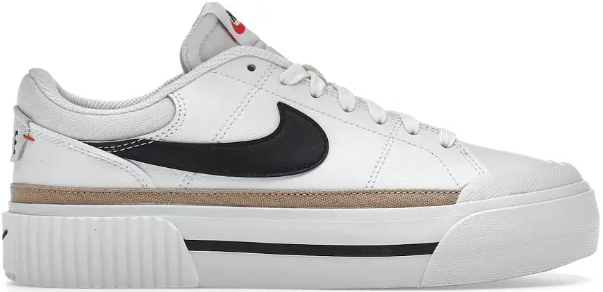 Giày Nike Court Legacy Lift 'White Black' DM7590-100 Giày Nike Court Legacy Lift 'White Black' DM7590-100