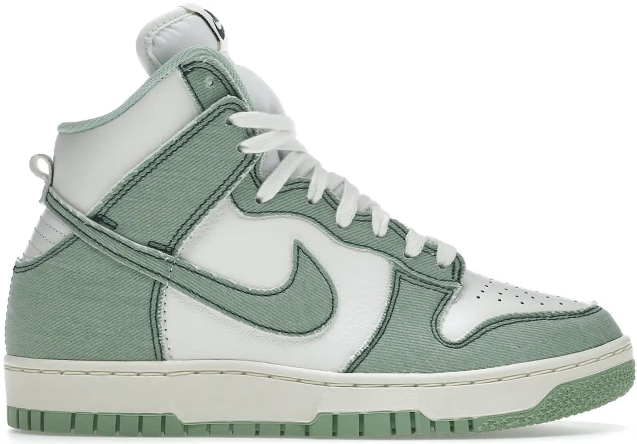 Giày Nike Dunk High 1985 'Enamel Green Denim' DV1143-300 Giày Nike Dunk High 1985 'Enamel Green Denim' DV1143-300