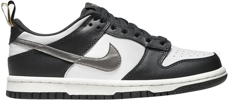 Giày Nike Dunk Low 'Black White Metallic' DH9764-001 Giày Nike Dunk Low 'Black White Metallic' DH9764-001