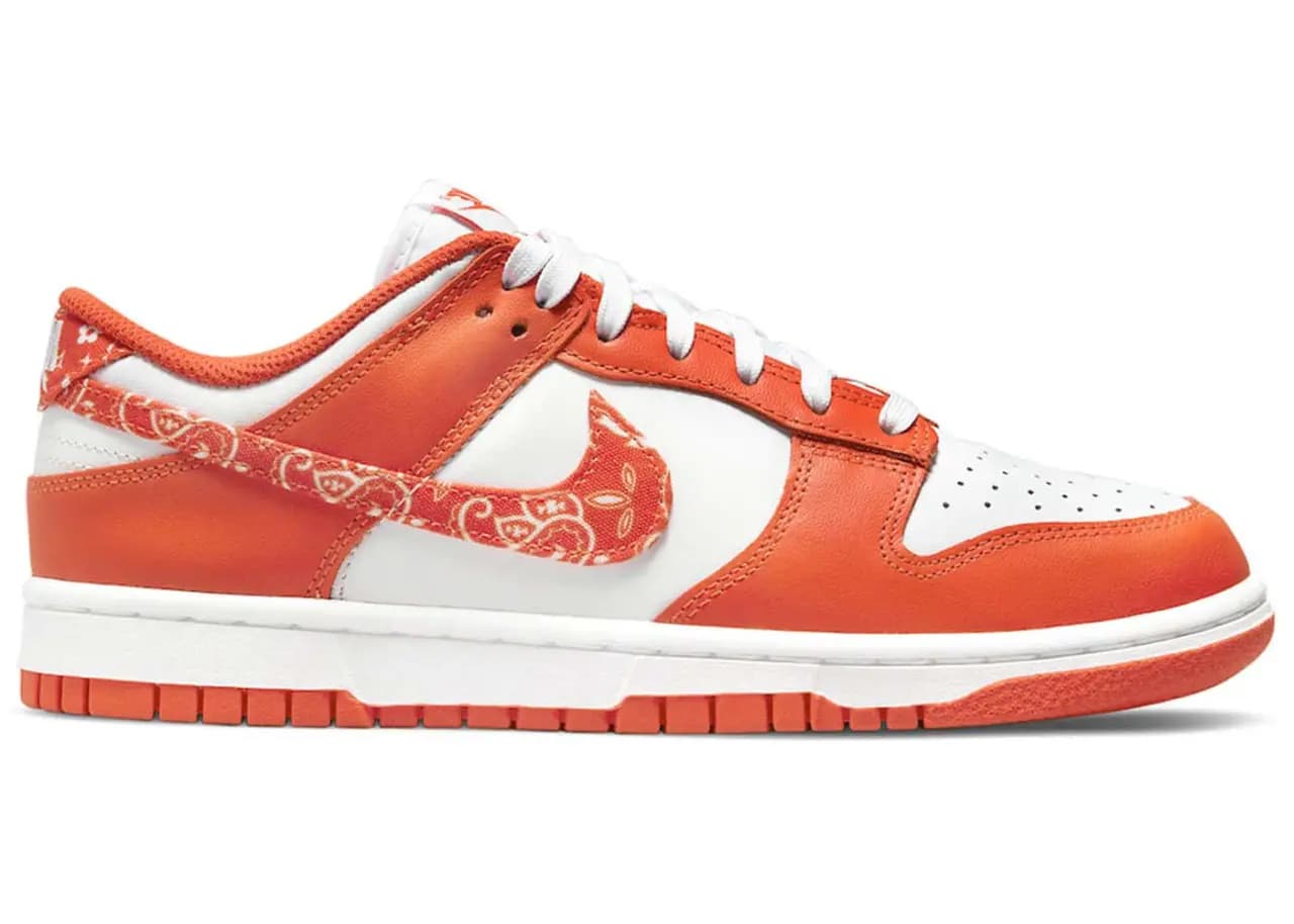 Giày Nike Dunk Low Essential 'Paisley Pack Orange' DH4401-103 Giày Nike Dunk Low Essential 'Paisley Pack Orange' DH4401-103