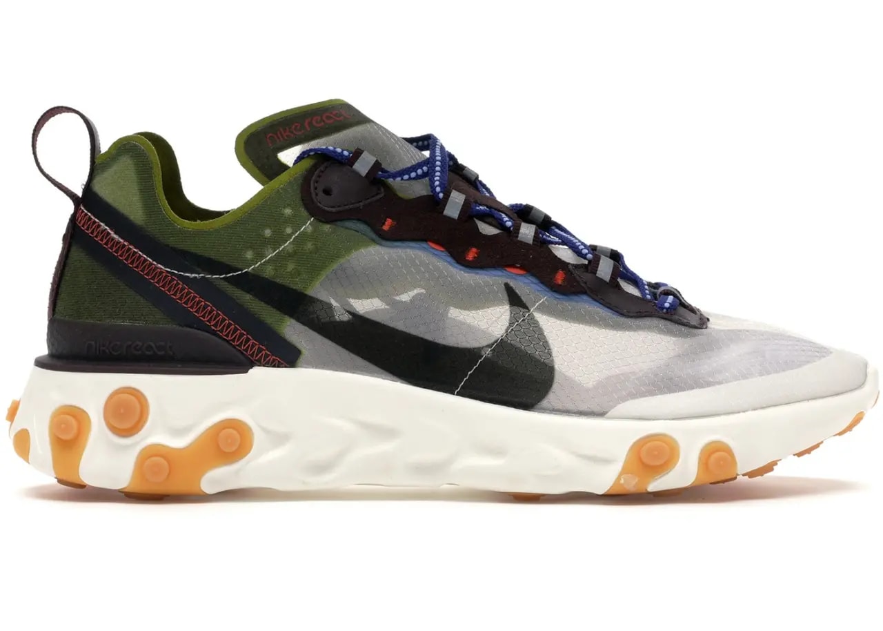 Giày Nike React Element 87 Moss AQ1090-300 — tieu-de: 41 Giày Nike React Element 87 Moss AQ1090-300 — tieu-de: 41