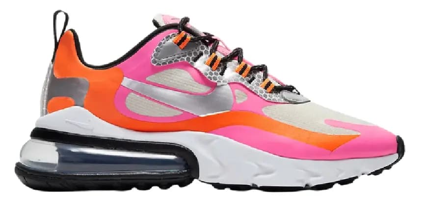 Giày Nike Air Max 270 React ‘White Orange Pink’ CT1834-100 Giày Nike Air Max 270 React ‘White Orange Pink’ CT1834-100