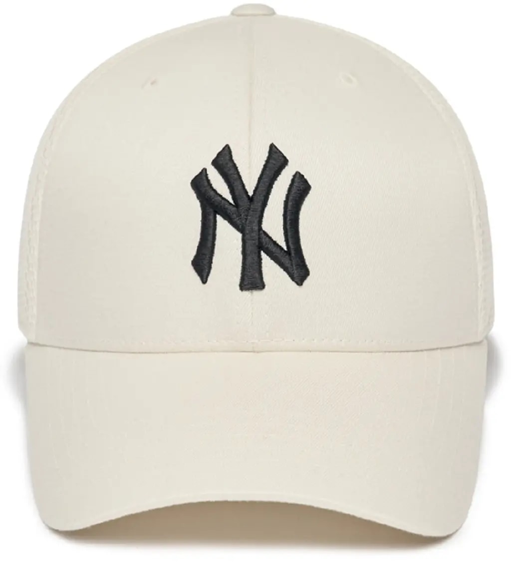 Mũ MLB Basic Mesh Cap NY Yankees White 3AMC00123-50CRS Mũ MLB Basic Mesh Cap NY Yankees White 3AMC00123-50CRS