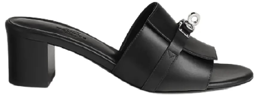 Dép Hermes Gigi 50 Sandal 'Silver Black' H231063Z-02420 — kich-thuoc: 37 Dép Hermes Gigi 50 Sandal 'Silver Black' H231063Z-02420 — kich-thuoc: 37