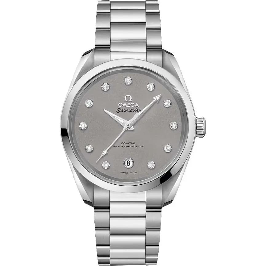 Đồng Hồ Omega Seamaster Automatic Diamond 'Grey' 220-10-38-20-56-001 Đồng Hồ Omega Seamaster Automatic Diamond 'Grey' 220-10-38-20-56-001
