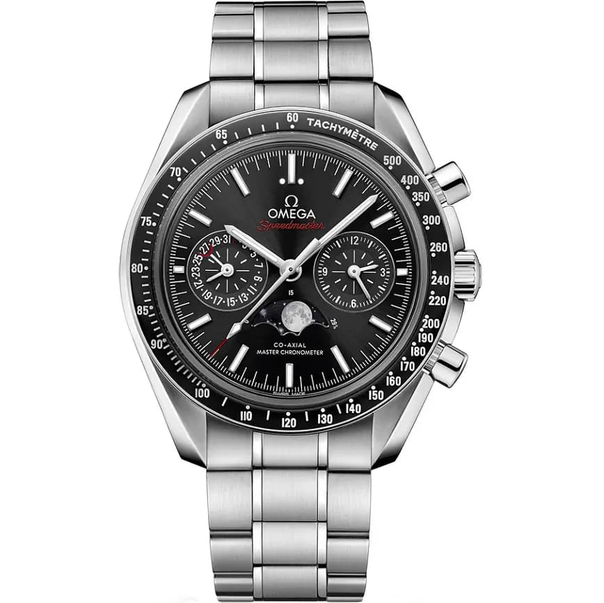 Đồng Hồ Omega Speedmaster Moon Phase 'Black' 304-30-44-52-01-001 Đồng Hồ Omega Speedmaster Moon Phase 'Black' 304-30-44-52-01-001