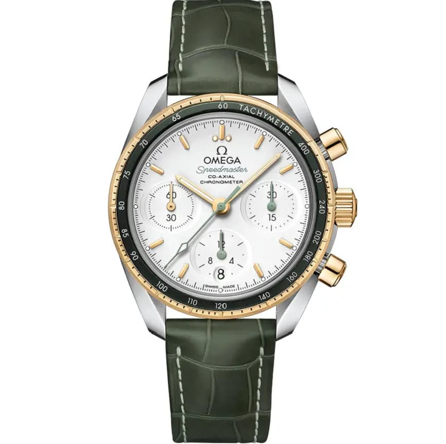 Đồng Hồ Omega Speedmaster Chronograph 'Green' 324-23-38-50-02-001 Đồng Hồ Omega Speedmaster Chronograph 'Green' 324-23-38-50-02-001