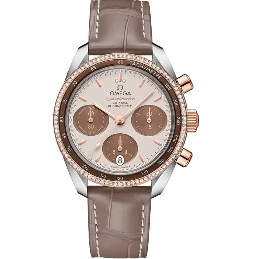 Đồng Hồ Omega Speedmaster Chronograph 'Brown' 324-28-38-50-02-002 Đồng Hồ Omega Speedmaster Chronograph 'Brown' 324-28-38-50-02-002