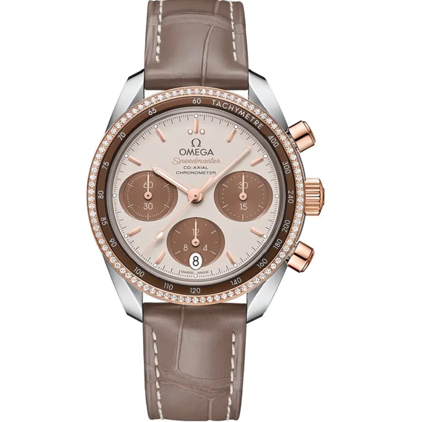 Đồng Hồ Omega Speedmaster Chronograph 'Brown' 324-28-38-50-02-002 Đồng Hồ Omega Speedmaster Chronograph 'Brown' 324-28-38-50-02-002