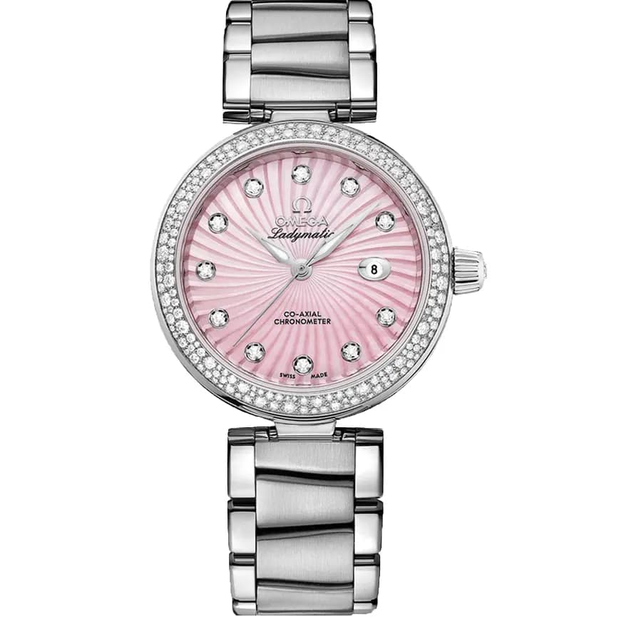 Đồng Hồ Omega De Ville Ladymatic 'Pink' 425-35-34-20-57-001 Đồng Hồ Omega De Ville Ladymatic 'Pink' 425-35-34-20-57-001