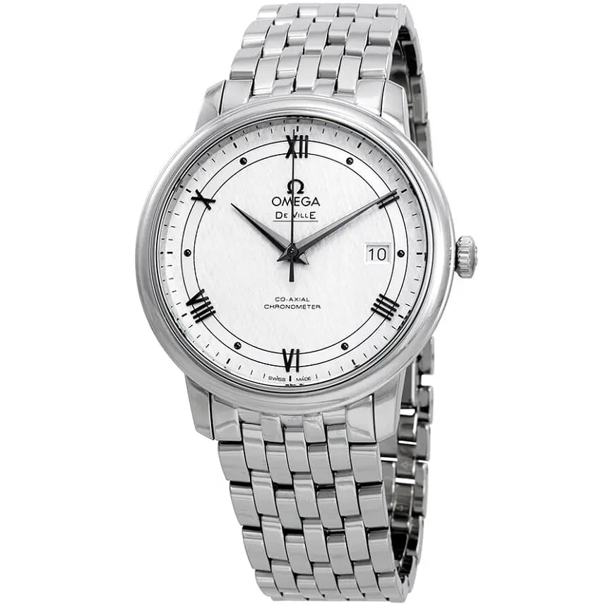 Đồng Hồ Omega De Ville Automatic 'Silvery White' 424-10-40-20-02-005 Đồng Hồ Omega De Ville Automatic 'Silvery White' 424-10-40-20-02-005