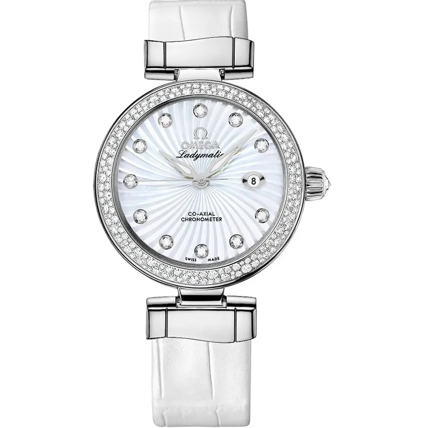 Đồng Hồ Omega De Ville Ladymatic 'White' 425-38-34-20-55-001 Đồng Hồ Omega De Ville Ladymatic 'White' 425-38-34-20-55-001