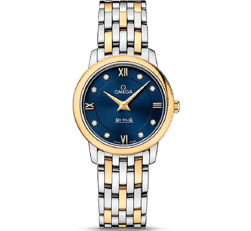 Đồng Hồ Omega De Ville Prestige 'Silver Gold' 424-20-27-60-53-002 Đồng Hồ Omega De Ville Prestige 'Silver Gold' 424-20-27-60-53-002
