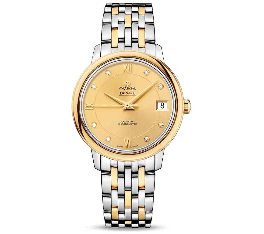 Đồng Hồ Omega DeVille Prestige 'Champagne' 424-20-33-20-58-001 Đồng Hồ Omega DeVille Prestige 'Champagne' 424-20-33-20-58-001