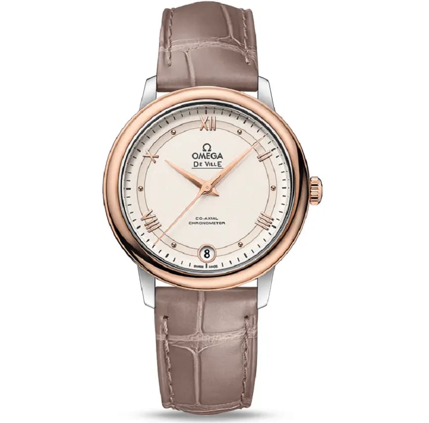 Đồng Hồ Omega De Ville Automatic 'Beige' 424-23-33-20-09-001 Đồng Hồ Omega De Ville Automatic 'Beige' 424-23-33-20-09-001