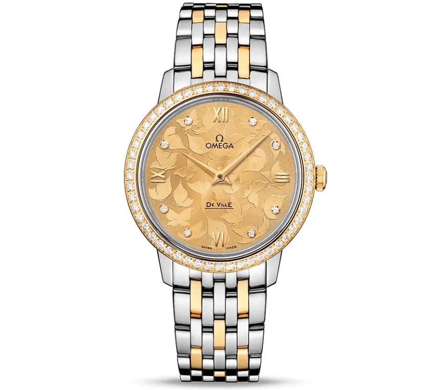 Đồng Hồ Omega De Ville Prestige 'Silver Gold' 424-25-33-60-58-001 Đồng Hồ Omega De Ville Prestige 'Silver Gold' 424-25-33-60-58-001