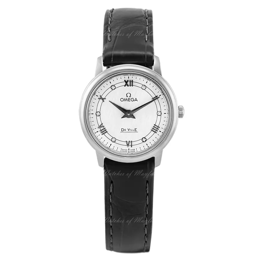 Đồng Hồ Omega De Ville Prestige White Silvery 'Black' 424-13-27-60-52-002 Đồng Hồ Omega De Ville Prestige White Silvery 'Black' 424-13-27-60-52-002