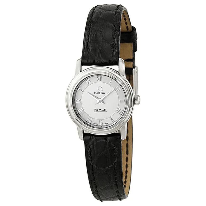 Đồng Hồ Omega De Ville Prestige Stainless Steel Ladies 'Black' 4870-33-01 Đồng Hồ Omega De Ville Prestige Stainless Steel Ladies 'Black' 4870-33-01