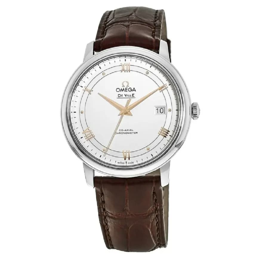 Đồng Hồ Omega De Ville Men's Watch 'Silver Dial' 424-13-40-20-02-005 Đồng Hồ Omega De Ville Men's Watch 'Silver Dial' 424-13-40-20-02-005