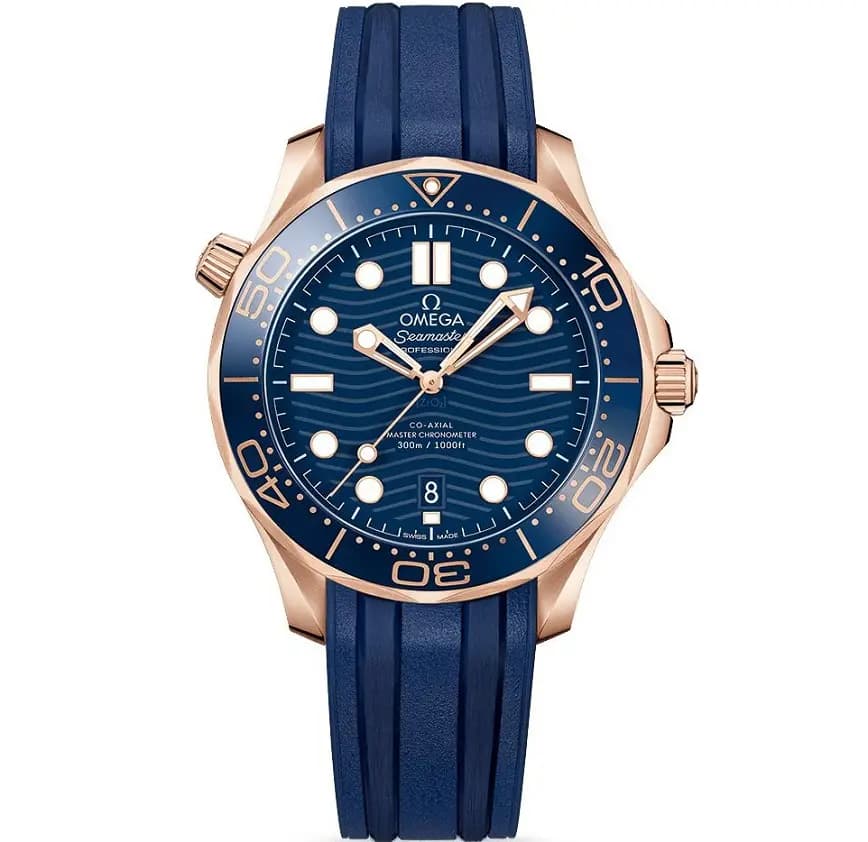 Đồng Hồ Omega Seamaster '18kt Rose Gold Blue' 210-62-42-20-03-001 Đồng Hồ Omega Seamaster '18kt Rose Gold Blue' 210-62-42-20-03-001