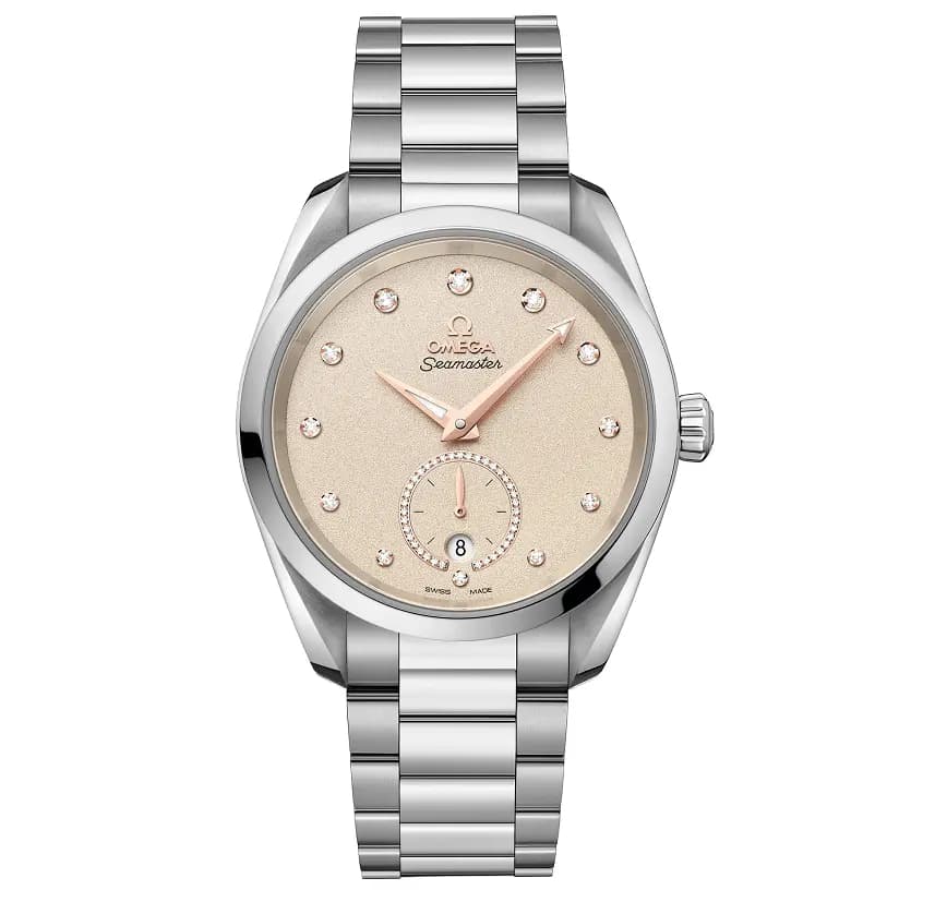 Đồng Hồ Omega Seamaster Diamond 'Beige' 220-10-38-20-59-001 Đồng Hồ Omega Seamaster Diamond 'Beige' 220-10-38-20-59-001