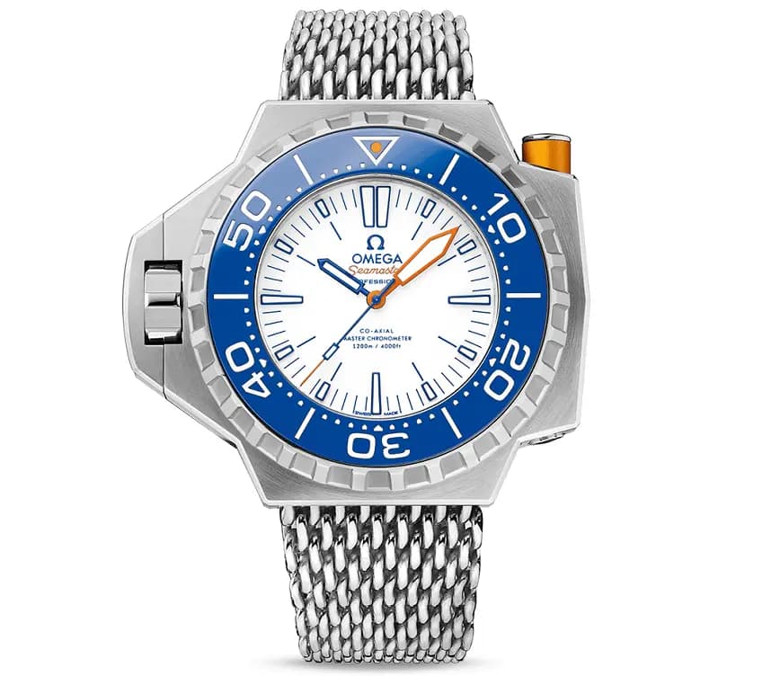 Đồng Hồ Omega Seamaster Ploprof 'White' 227-90-55-21-04-001 Đồng Hồ Omega Seamaster Ploprof 'White' 227-90-55-21-04-001