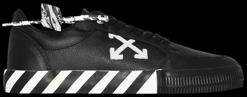 Giày Off-White Vulc Sneaker Low 'Black White' OMIA085E20LEA001-1001 Giày Off-White Vulc Sneaker Low 'Black White' OMIA085E20LEA001-1001