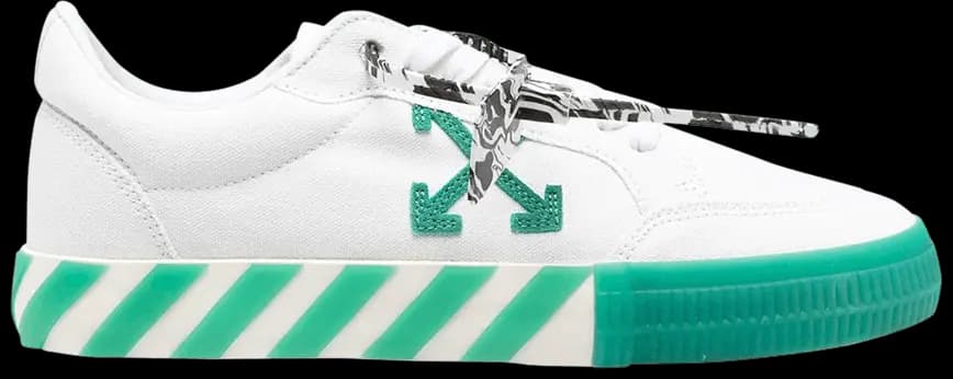Giày Off-White Vulc Sneaker Low 'White Green' OMIA085R21FAB001-0155 Giày Off-White Vulc Sneaker Low 'White Green' OMIA085R21FAB001-0155