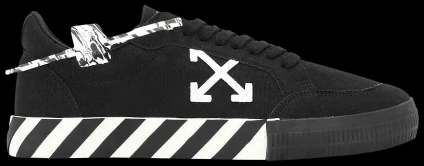 Giày Off-White Vulc Sneaker Low 'Black White' OMIA085R21FAB001-1001 Giày Off-White Vulc Sneaker Low 'Black White' OMIA085R21FAB001-1001