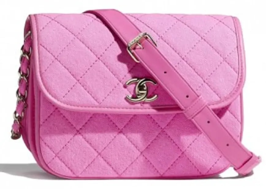 Túi Chanel Small Messenger Bag Neon Pink AS2537-B05615-NC517 Túi Chanel Small Messenger Bag Neon Pink AS2537-B05615-NC517