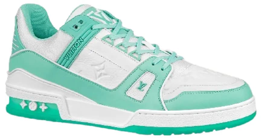 Giày Louis Vuitton LV Trainers 'Green' 1A8KBQ Giày Louis Vuitton LV Trainers 'Green' 1A8KBQ