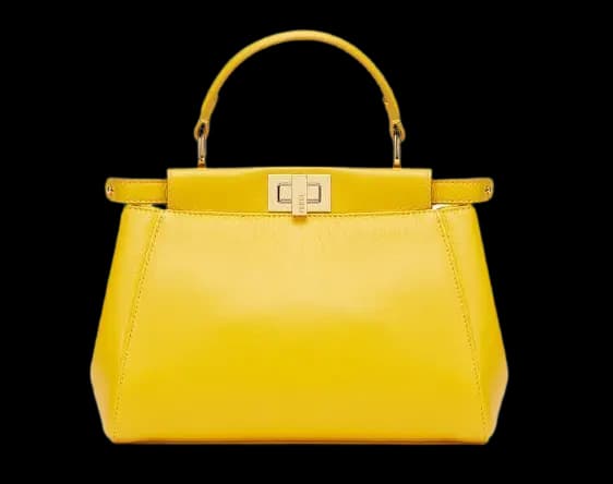 Túi Fendi Peekaboo Mini' Shoulder Bag 'Yellow' 8BN244-AD6G-F192E Túi Fendi Peekaboo Mini' Shoulder Bag 'Yellow' 8BN244-AD6G-F192E