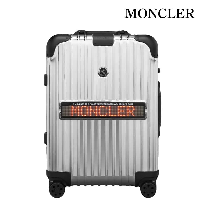 Vali Moncler Rimowa Reflection Suitcase 'Silver' F20967D7000002SQR900 Vali Moncler Rimowa Reflection Suitcase 'Silver' F20967D7000002SQR900