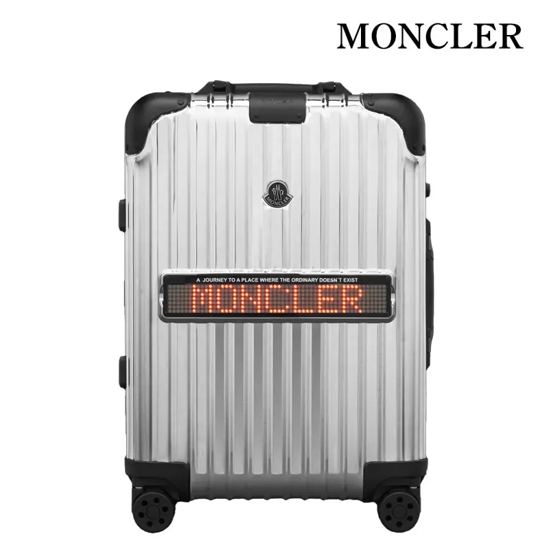 Vali Moncler Rimowa Reflection Suitcase 'Silver' F20967D7000002SQR900 Vali Moncler Rimowa Reflection Suitcase 'Silver' F20967D7000002SQR900