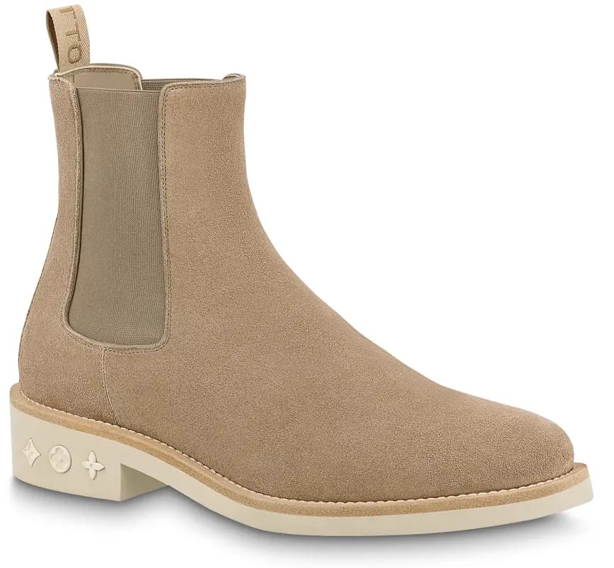 Giày Louis Vuitton Charonne Chelsea Boots 'Beige' 1A9HM7 Giày Louis Vuitton Charonne Chelsea Boots 'Beige' 1A9HM7