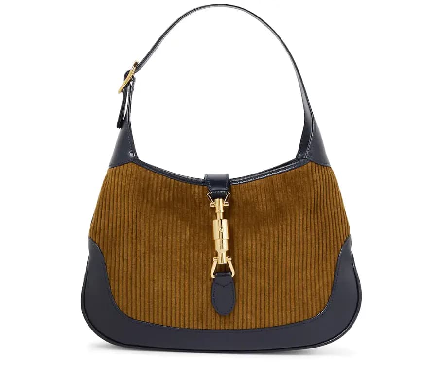 Túi Gucci Jackie 1961 Small Shoulder Bag Brown Corduroy 636706-2S8AG-2860 Túi Gucci Jackie 1961 Small Shoulder Bag Brown Corduroy 636706-2S8AG-2860