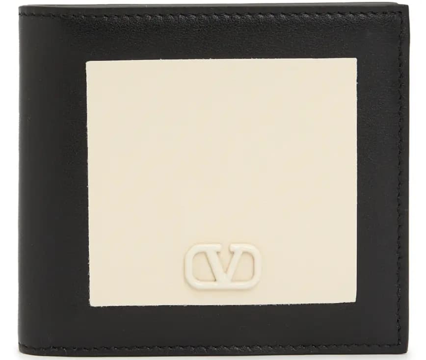 Ví Valentino V Logo 'Black' P0654AXI-73R Ví Valentino V Logo 'Black' P0654AXI-73R
