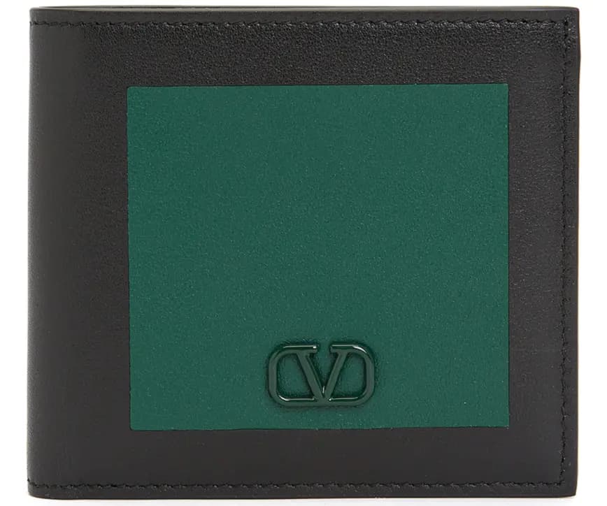 Ví Valentino V Logo 'Black' P0654AXI-73S Ví Valentino V Logo 'Black' P0654AXI-73S