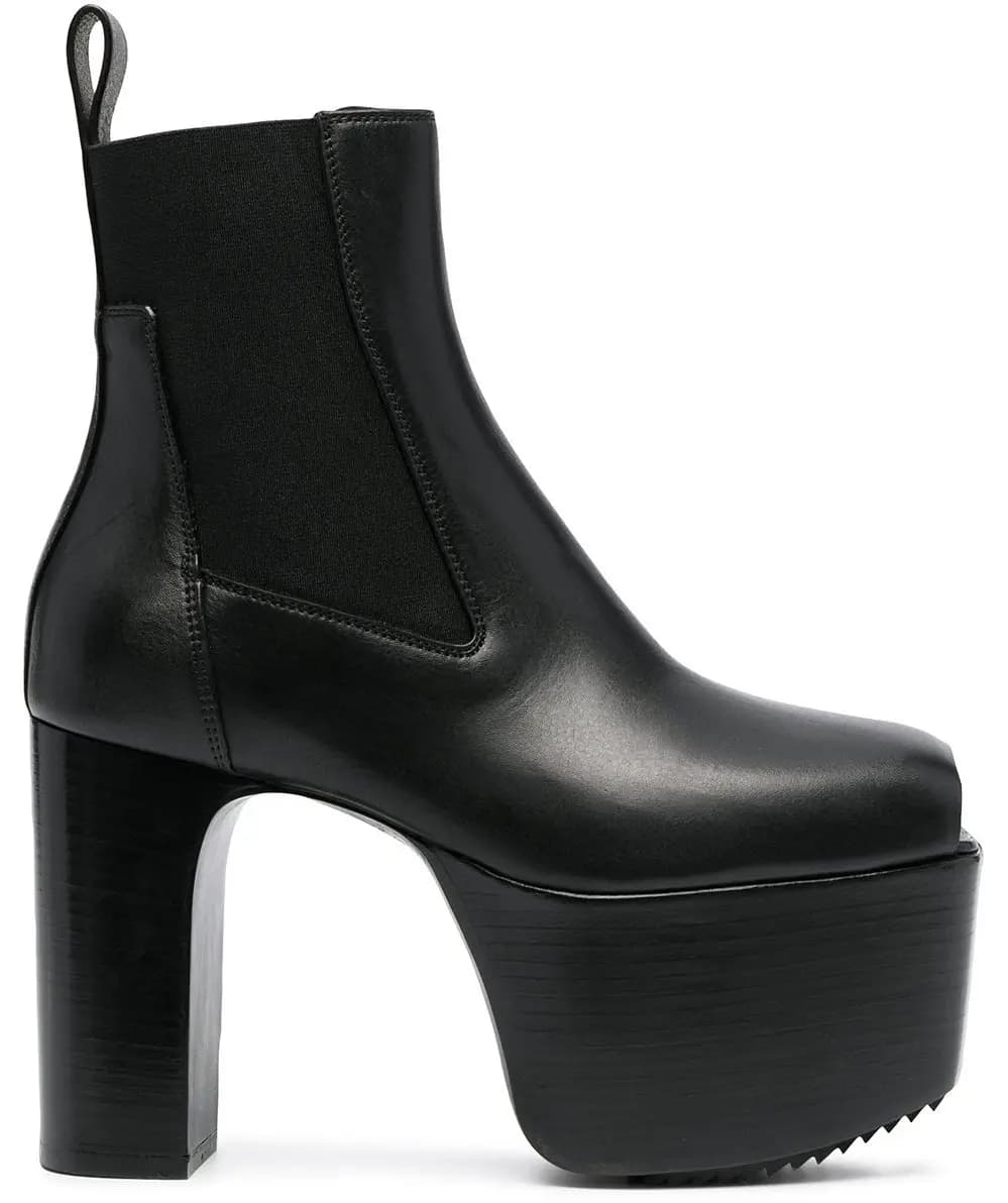 Giày Rick Owens Platform Sole Ankle Boots RP21S3842LD-E09 Giày Rick Owens Platform Sole Ankle Boots RP21S3842LD-E09