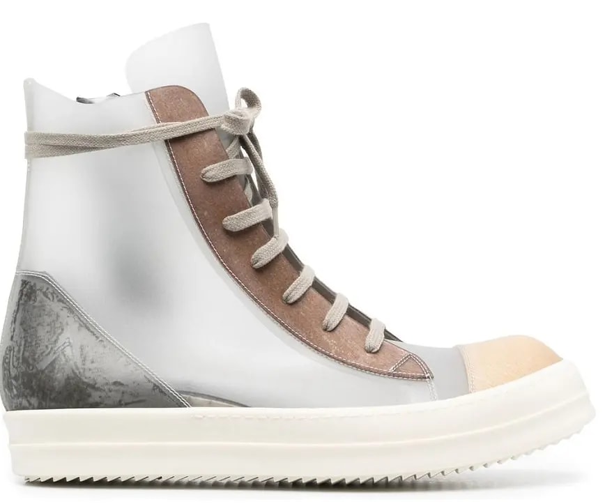 Giày Rick Owens High Top Sneaker RU21S6890VYTR1011 — kich-thuoc: 41 Giày Rick Owens High Top Sneaker RU21S6890VYTR1011 — kich-thuoc: 41